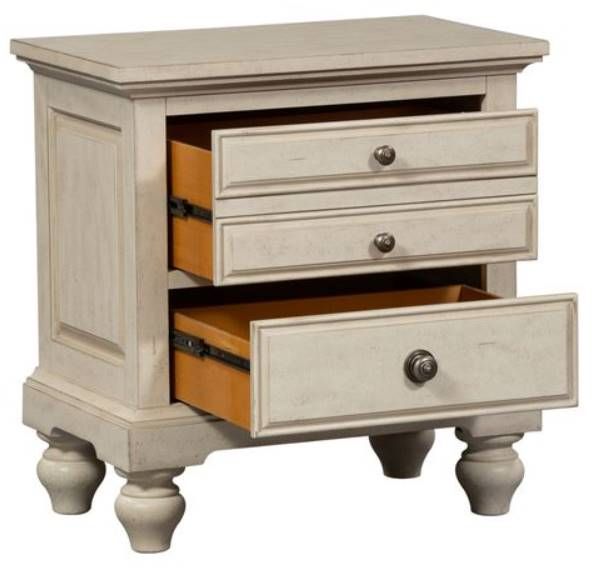 Liberty High Country Antique White Nightstand 2