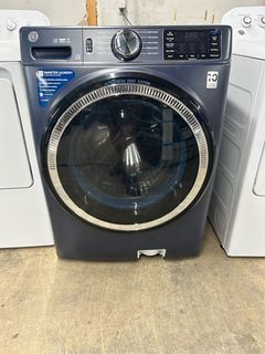 ASIS GE® 4.8 Cu. Ft. Sapphire Blue Smart Front Load Washer