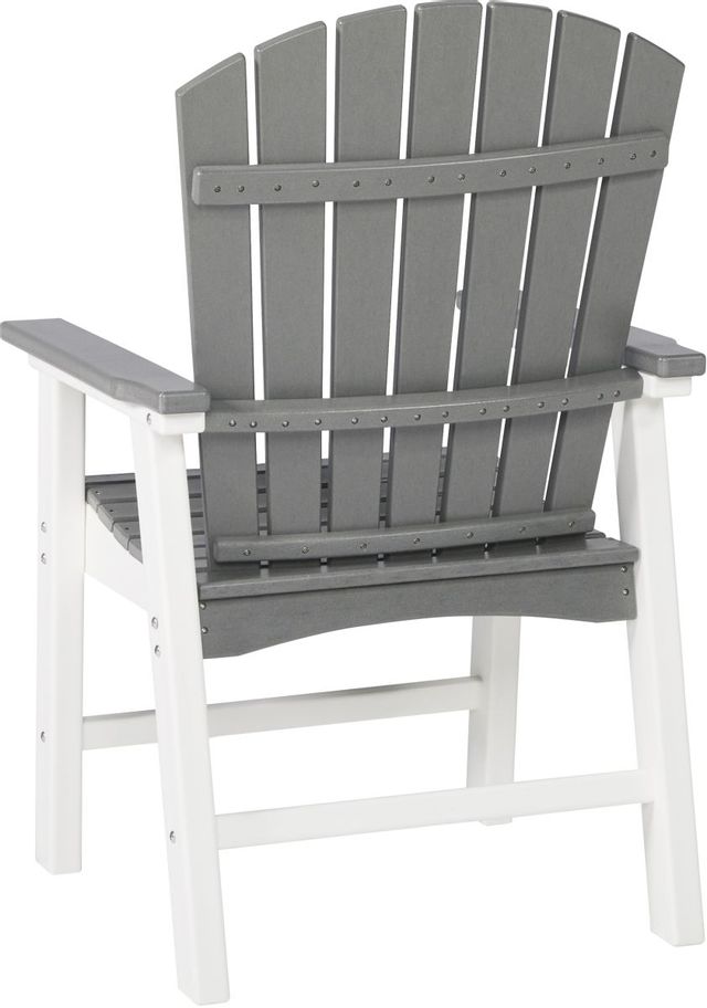 Signature Design by Ashley® Transville Gray/White Dining Arm Chair-1