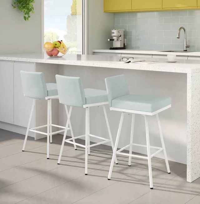 Amisco Customizable Linea Swivel Counter Stool Colders Milwaukee Area