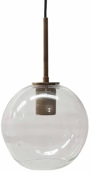 Signature Design by Ashley® Cordunn Antique Brass and Clear Pendant Light
