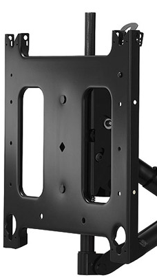 Chief® Black Large Low Profile In Wall Swing Arm Mount 1