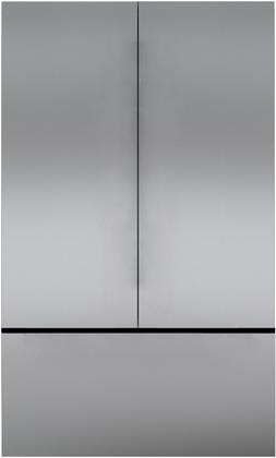 Sub-Zero® Classic 42" Stainless Steel French Door Framed Front Panels