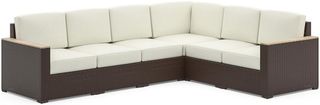 homestyles® Palm Springs Brown Outdoor 6 Seat Sectional
