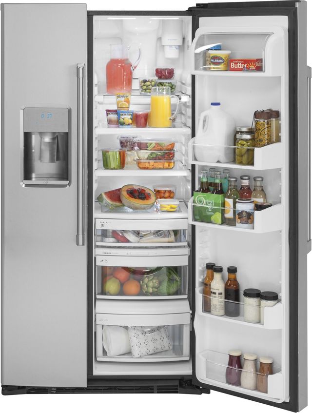 Café™ 21.9 Cu. Ft. Stainless Steel Counter Depth Side By Side Refrigerator 3