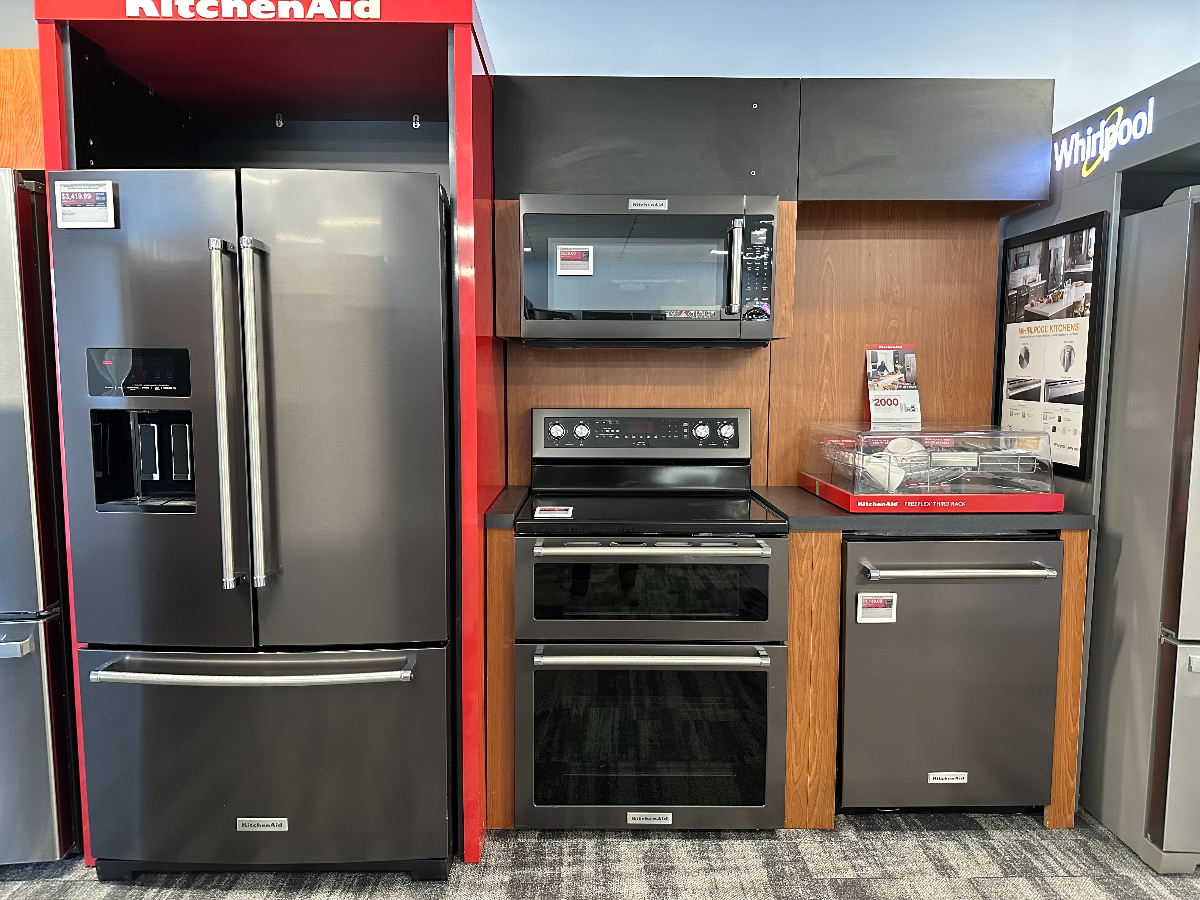 Black stainless 2024 appliance set