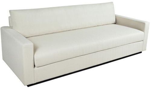 A & B Home Sleek Off-White Sofa