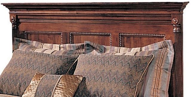 Durham Furniture Savile Row Victorian Mahogany Queen Panel Bed 1