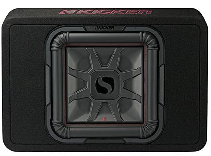 Kicker® Single 8" 2-Ohm L7T Car Speaker Loaded Enclosure 0