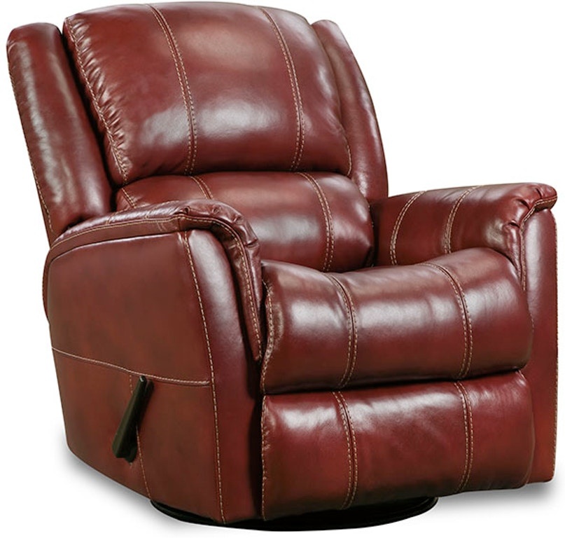 red electric recliner chair