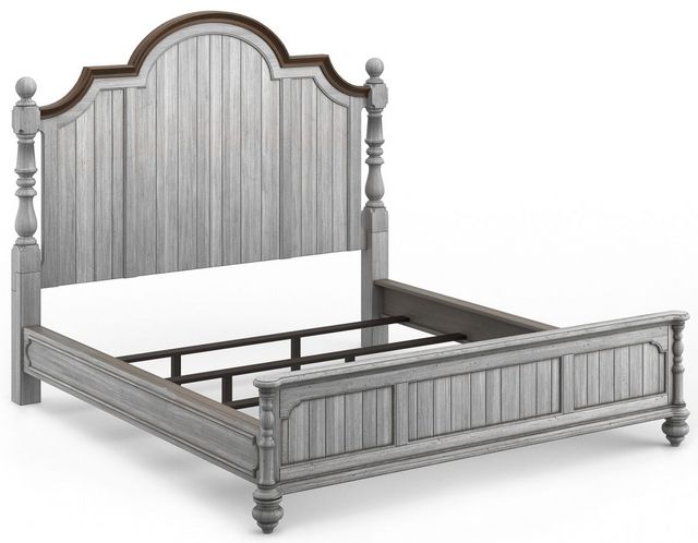 Flexsteel® Plymouth 3pc Distressed King Poster Bedroom Set P19502836-1