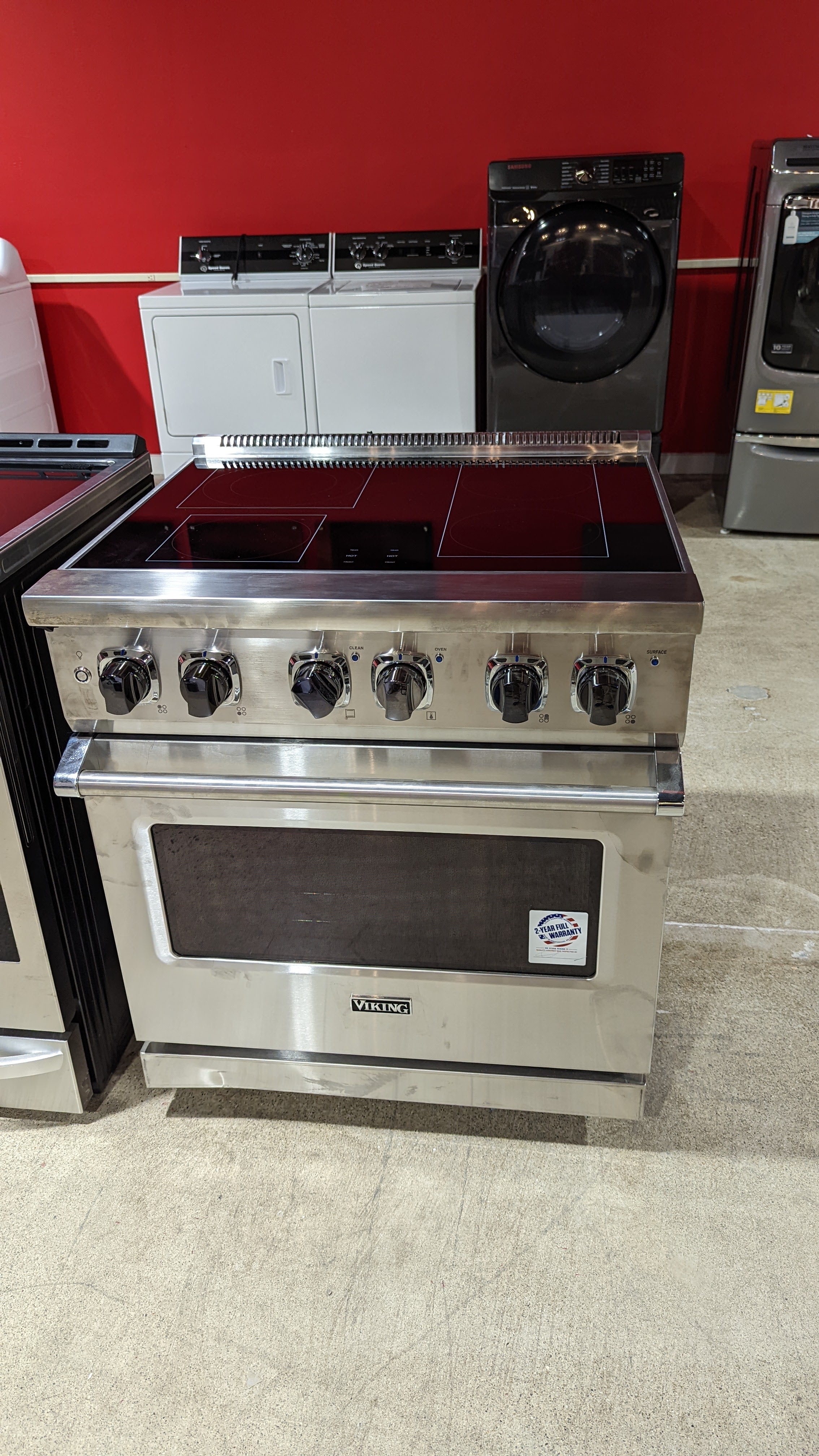 viking freestanding electric range