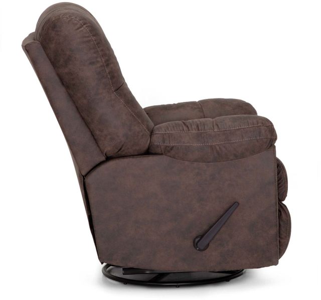 Connery Coffee Swivel Recliner-3