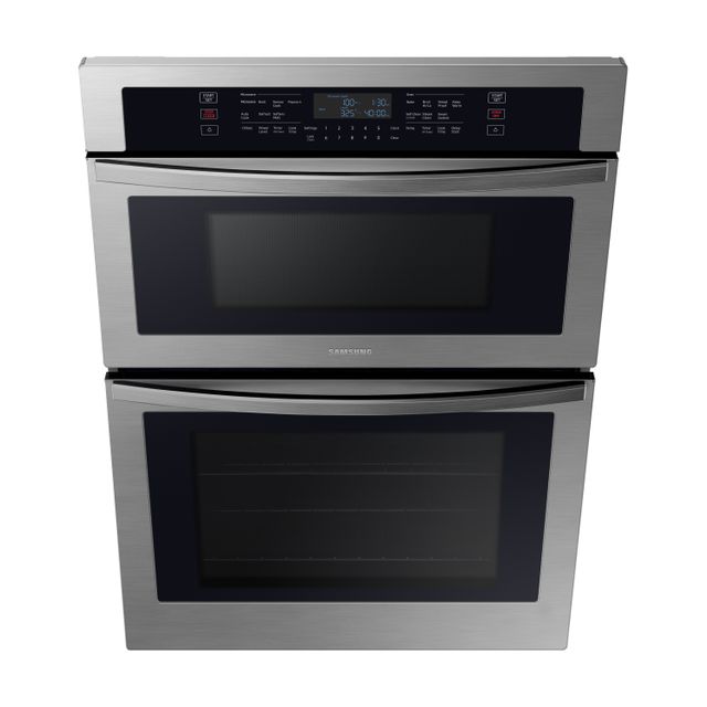 Samsung 30" Stainless Steel Microwave Combination Wall Oven-1