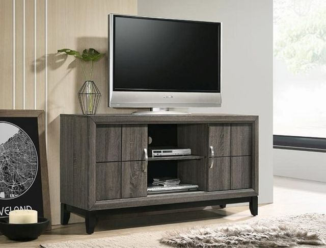 Crown Mark Akerson Grey TV Stand
