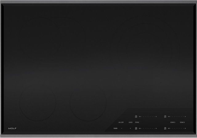 Wolf® Transitional 30" Stainless Steel Electric Cooktop
