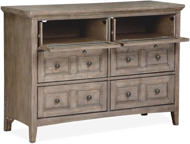 Magnussen® Home Paxton Place Dovetail Grey Media Chest-2