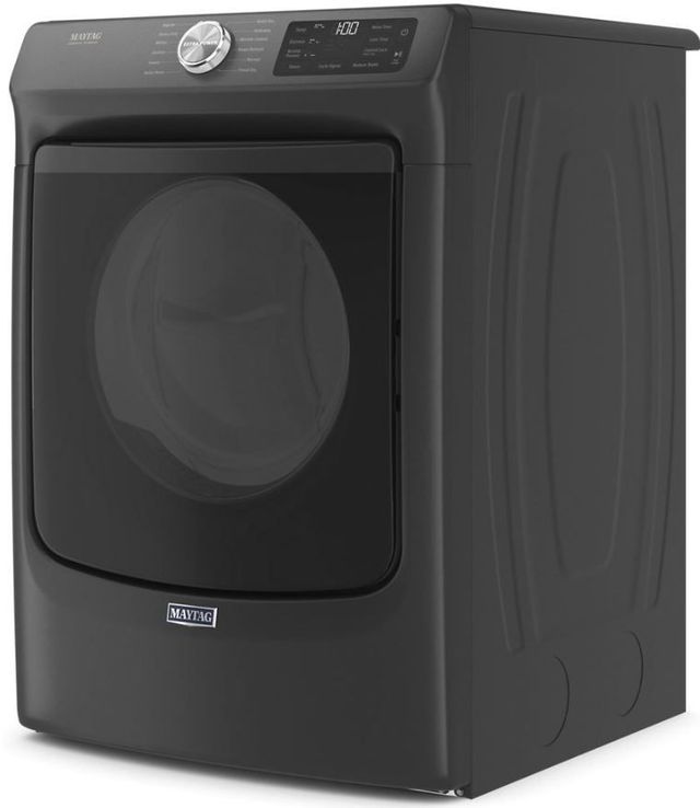 Maytag® 7.3 Cu. Ft. Volcano Black Front Load Electric Dryer -2
