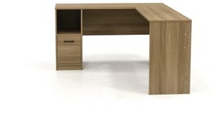 Sauder® Beginnings® Summer Oak™ L-Shaped Desk