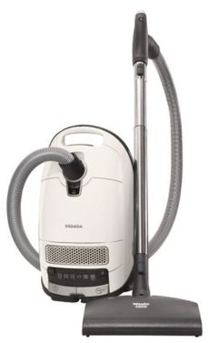 Miele Complete C3 Excellence Limited Edition PowerLine Lotus White Canister Vacuum