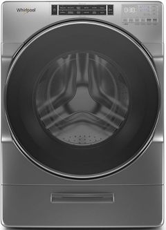 Whirlpool® 5.8 Cu. Ft. Chrome Shadow Front Load Washer