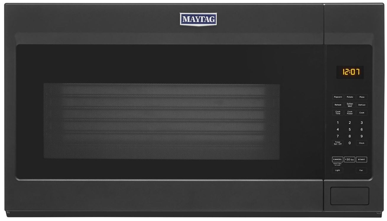 Black store maytag microwave