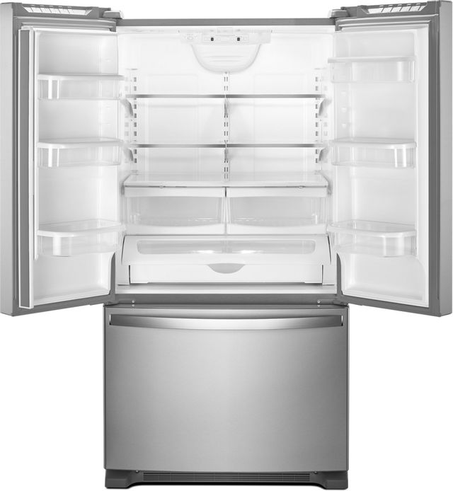 Réfrigérateur à portes françaises de 33 po Whirlpool® de 22,1 pi³ - Acier inoxydable résistant aux traces de doigts 3