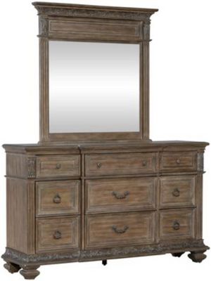 Liberty Carlisle Court Chestnut Dresser with Mirror