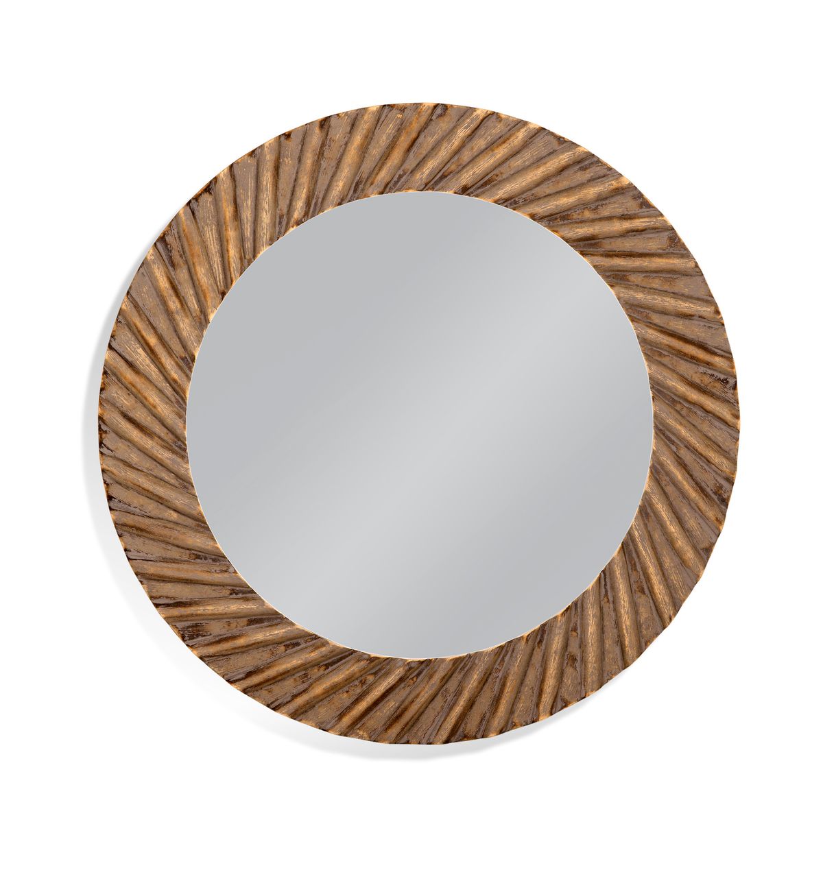 Bassett Mirror Swirll Distress White Crackle Wall Mirror Bob Mills Furniture