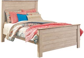 Signature Design by Ashley® Willowton Whitewash Full Panel Bed