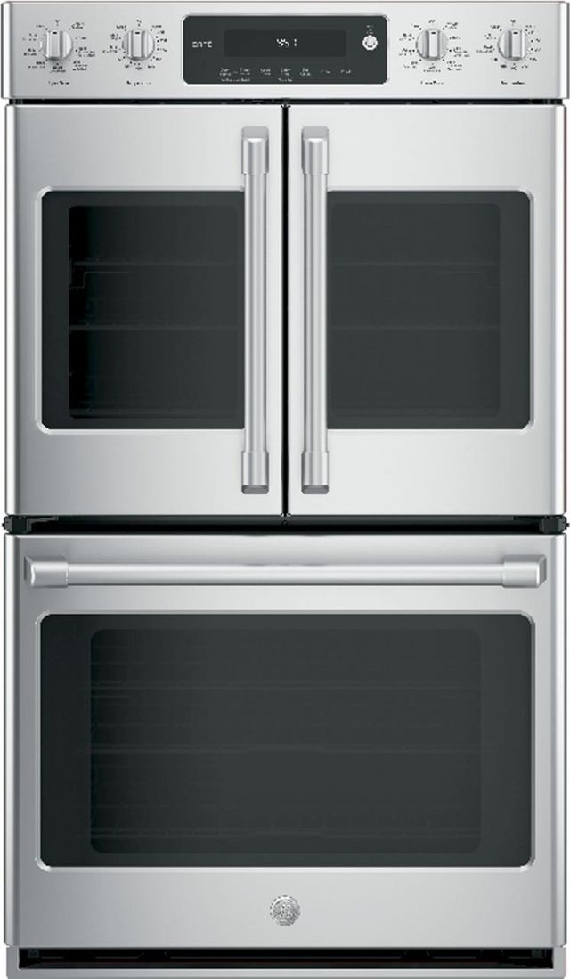 Café™ 29.75" Stainless Steel Built In Double Convection Wall Oven-0