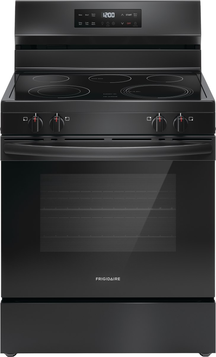 Frigidaire® 30" Black Freestanding Electric Range | Judd & Black ...