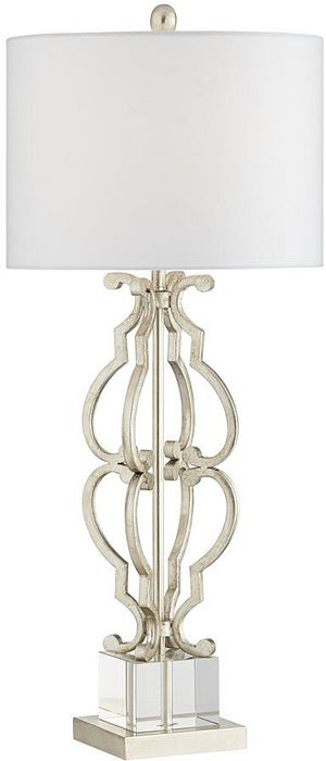 Pacific Coast® Lighting White Elm Champagne Table Lamp
