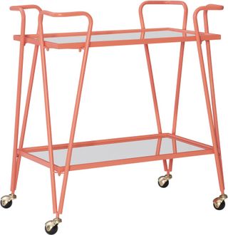 Linon Ellie Coral Bar Cart