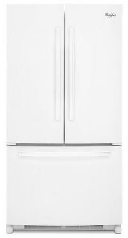 Whirlpool® 20.0 Cu. Ft. Counter Depth French Door Refrigerator-White