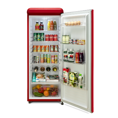 Epic® 9.0 Cu. Ft. Red Retro Compact Refrigerator 1