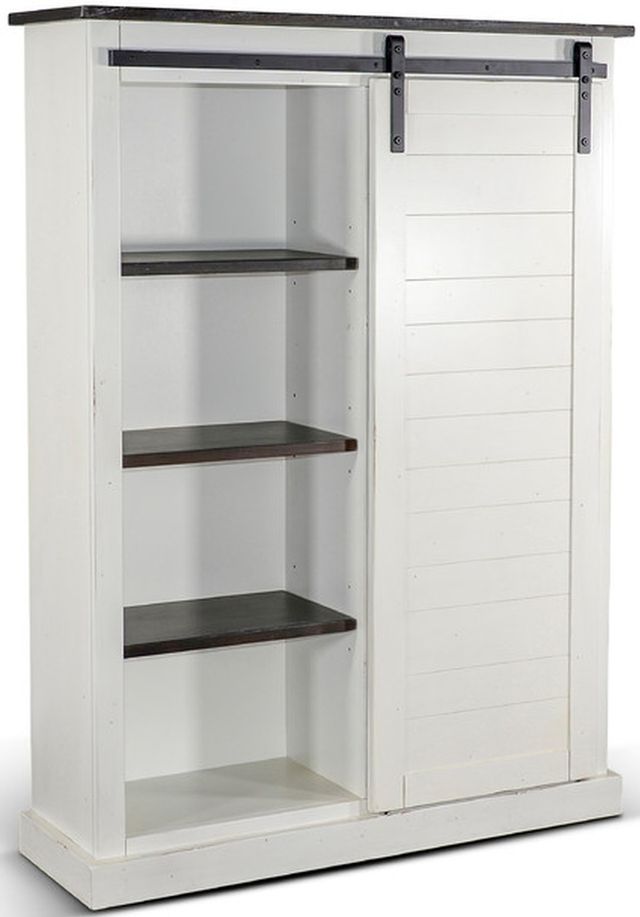Sunny Designs™ European Cottage Bookcase with Barn Door-0