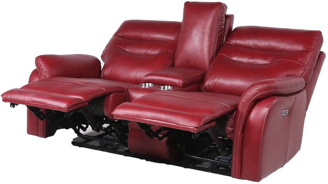 Steve Silver Co.® Fortuna Wine Power Reclining Loveseat with Console-3