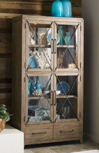 Kincaid® Modern Forge Sandy Brown Abbott Display Cabinet 