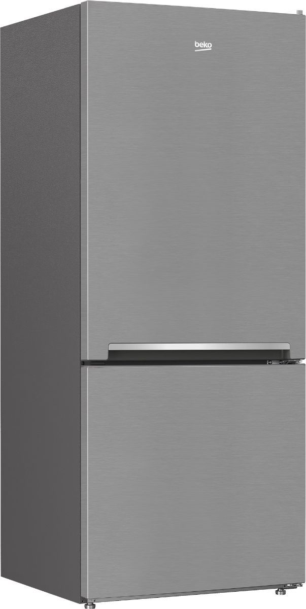 Beko 13.77 Cu. Ft. Fingerprint Free Stainless Steel Counter Depth Bottom Freezer Refrigerator -1