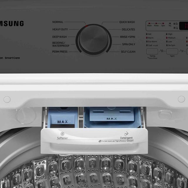 Samsung 5105 Series 4.9 Cu. Ft. White Top Load Washer 26