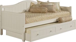 Hillsdale Furniture Staci White Twin Daybed with Trundle