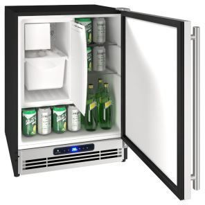 U-Line® 2.1 Cu. Ft. Black Under The Counter Refrigerator-1
