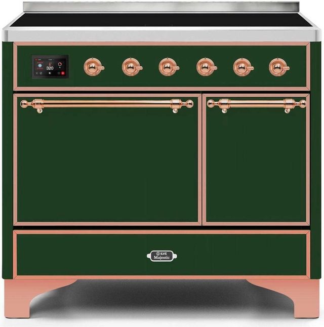 Ilve Majestic Series 40" Stainless Steel Freestanding Induction Range 18