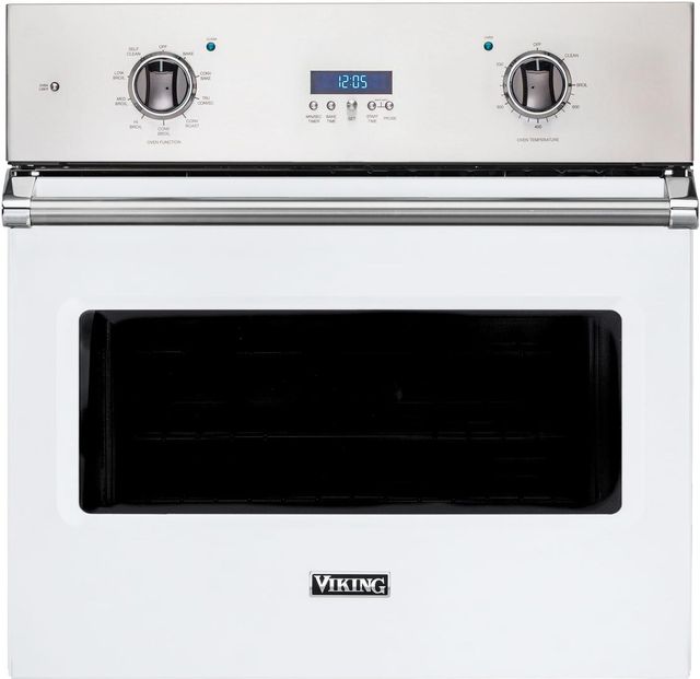 Viking® Professional 5 Series 30" White Built In Single Electric Select Wall Oven-0