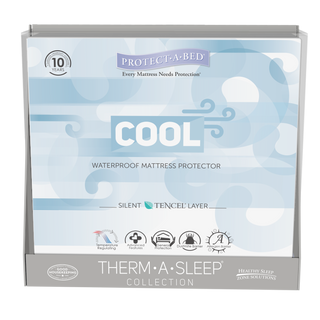 Protect-A-Bed® Therm-A-Sleep® White Twin Mattress Protector