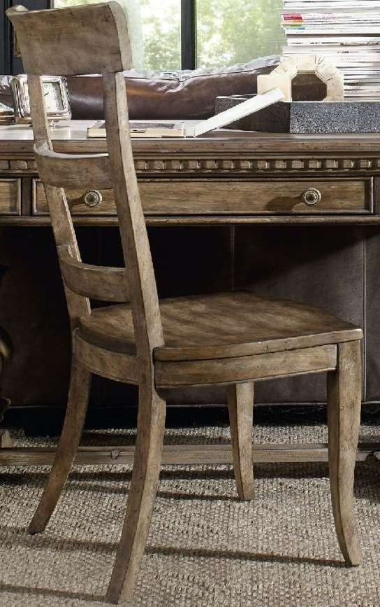 Hooker® Furniture Sorella 2-Piece Taupe Antique Ladderback Side Chair Set