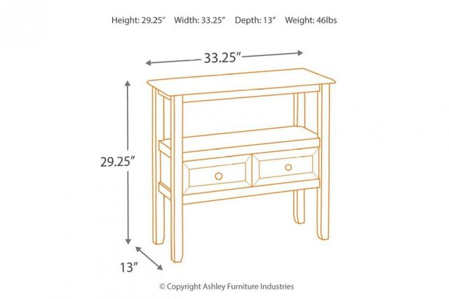 Signature Design by Ashley® Abbonto Warm Brown Accent Table 2