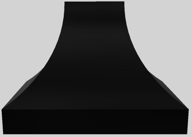 Vent-A-Hood® Designer Series 42" Black Wall Mounted Range Hood-0