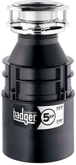 InSinkErator® Badger® 5XP® 0.75 HP Continuous Feed Waterborne Grey Enamel Garbage Disposal